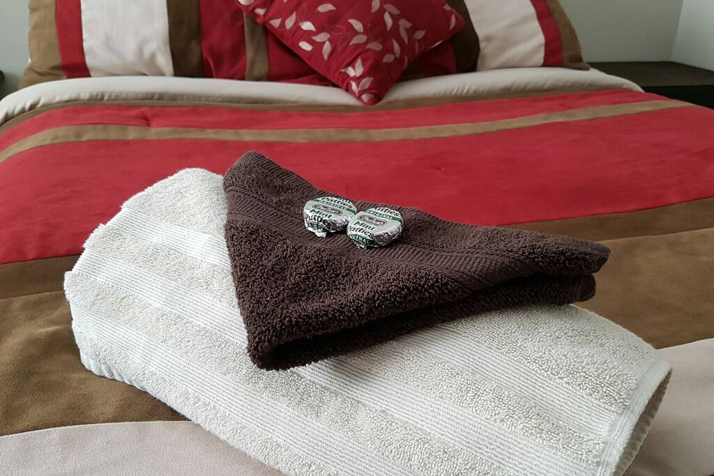 Towels for shower