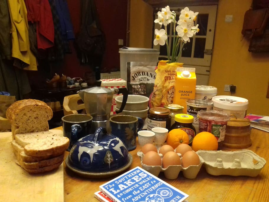 Mmmmm, breakfast. Help yourselves!