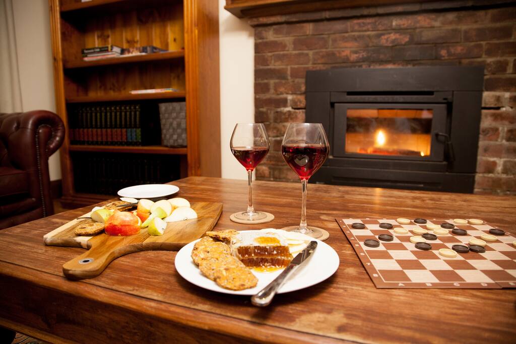 Play one of the board games, read a book, watch a movie.