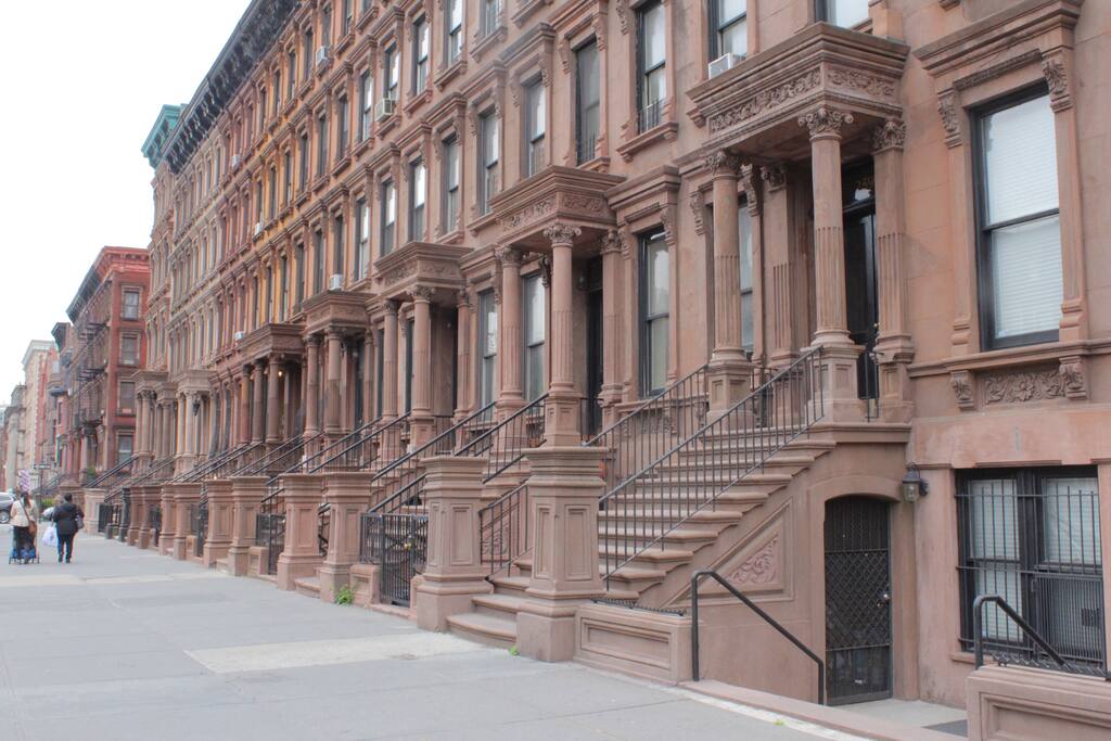 Middle of Central Harlem. Two blocks from Red Rooster, BLVD, across the street from Chai Wali
