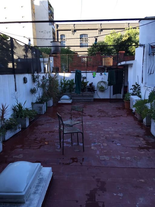 terraza y lavadero