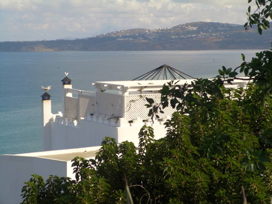 View of the villa