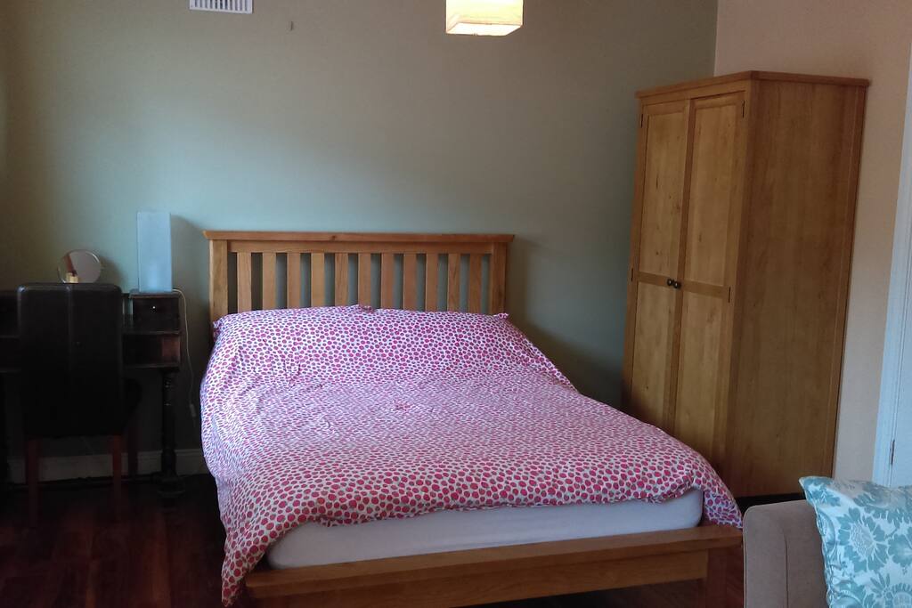 New Oak bed & wardrope July 2017