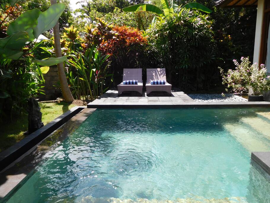 And direct access also to the pool