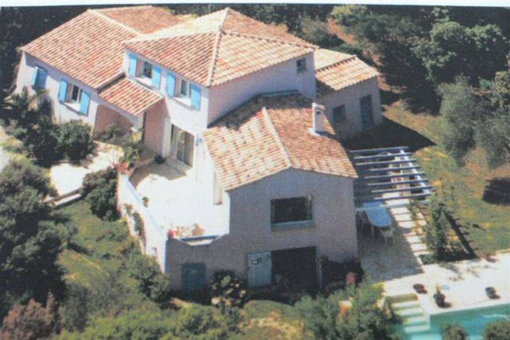 The house from above.