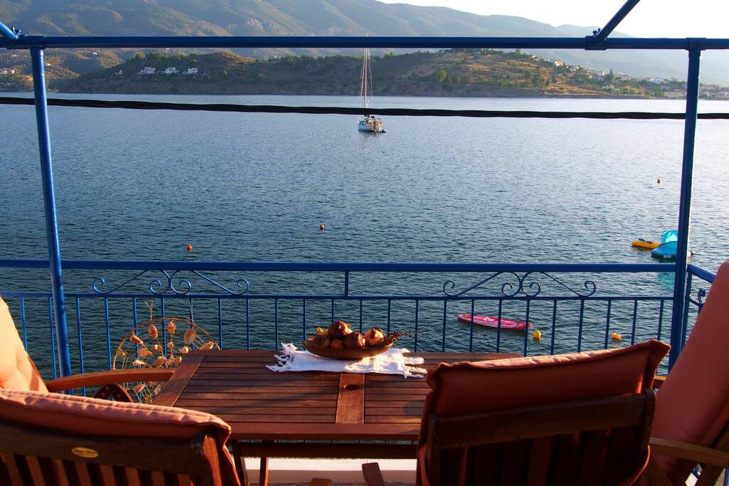 Panoramic view from balcony