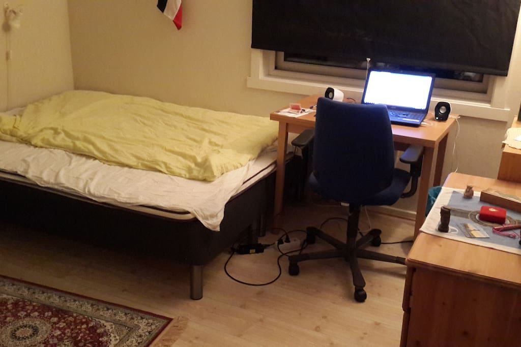 Behold! The bedroom....
