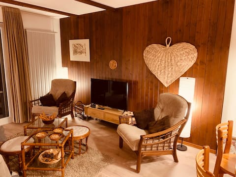 Warm Apartment at the foot of the ski slopes.
