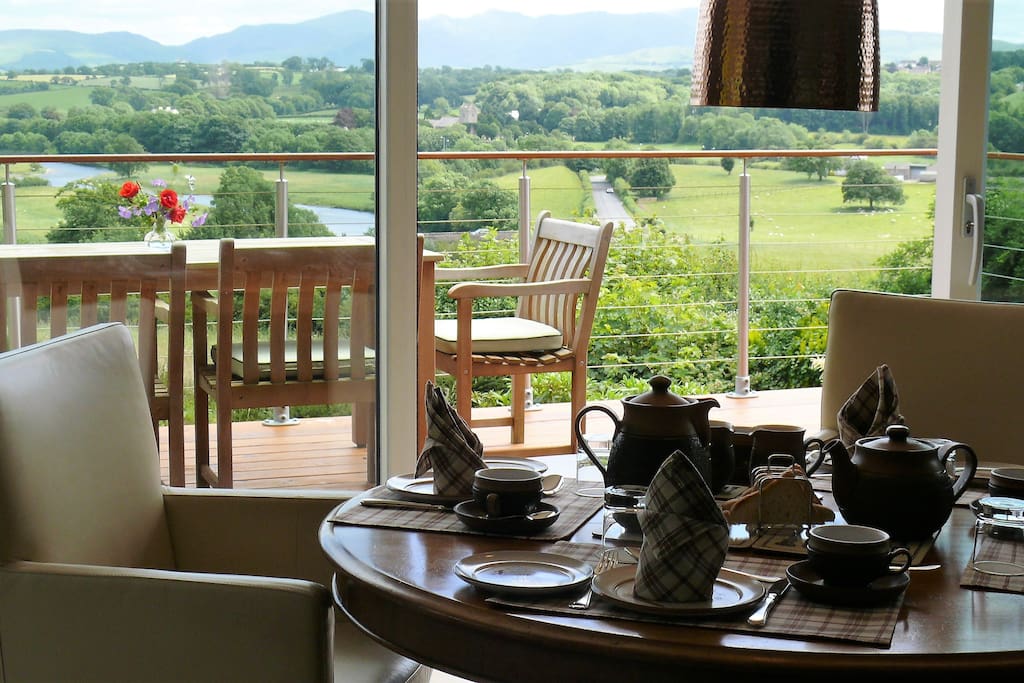 Breakfast with a view
