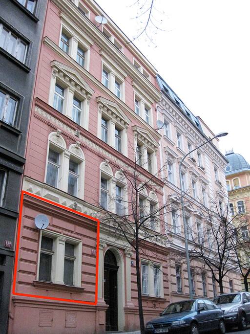 Apartment's window to the street