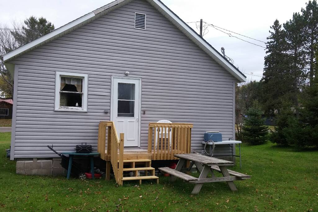 Back view of house