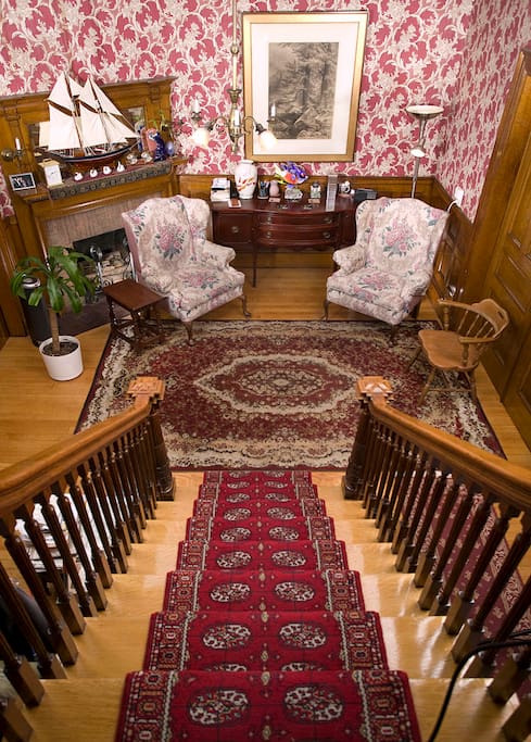 Staircase from main entry
