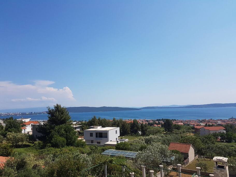 The sea view