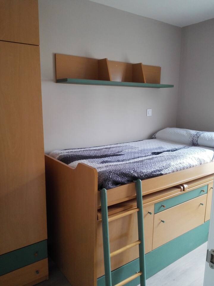 Dormitorio cama nido