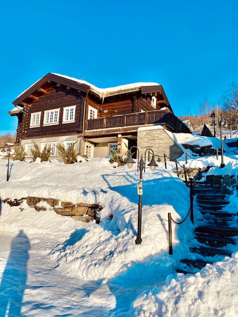 Log cabin at Hafjell