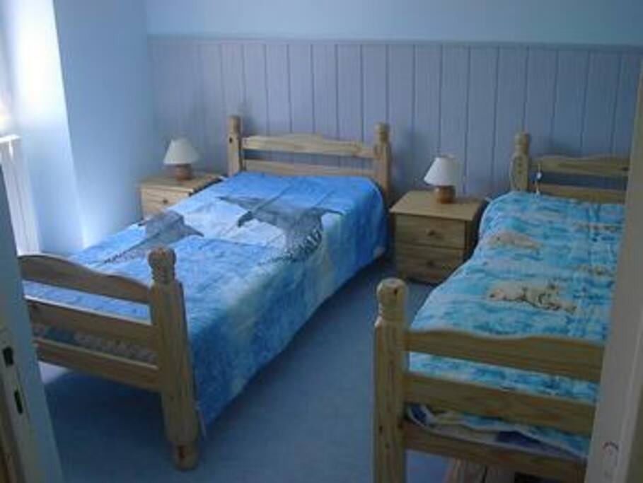 chambre 2 lits de 1 personne