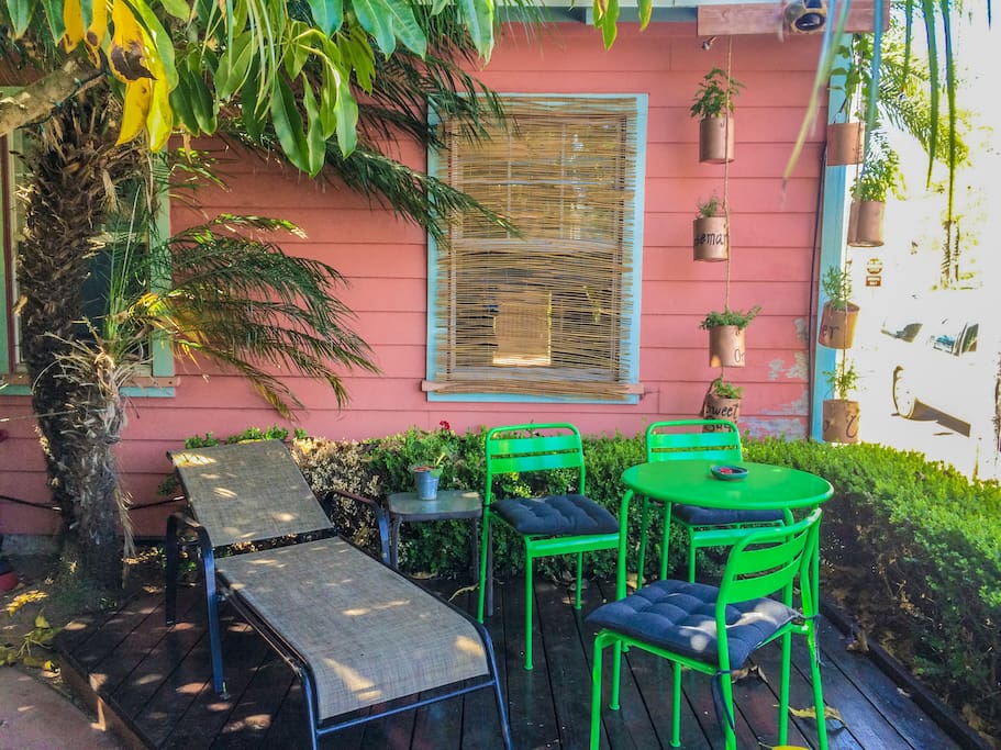 Outdoor social areas