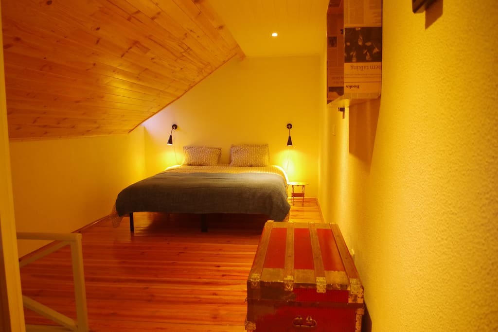 Upstairs Bedroom with King Size Double Bed