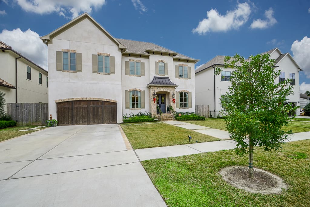 French chateau home in the prestigious Bellaire neighborhood.