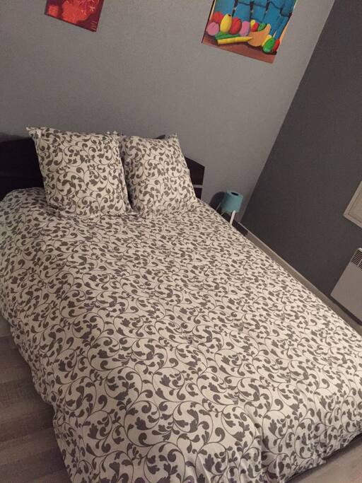 chambre avec TV et placard