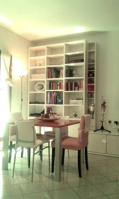 Living con libreria