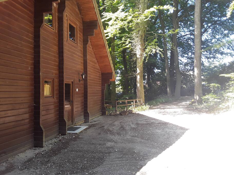 Blick aus Richtung Carport