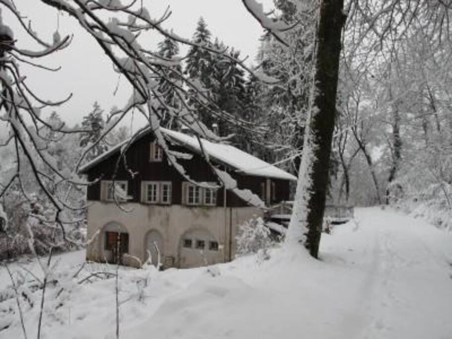 Maison en hiver