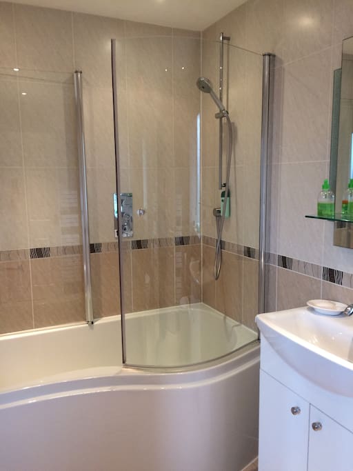 Spacious bathroom usually only used by yourselves