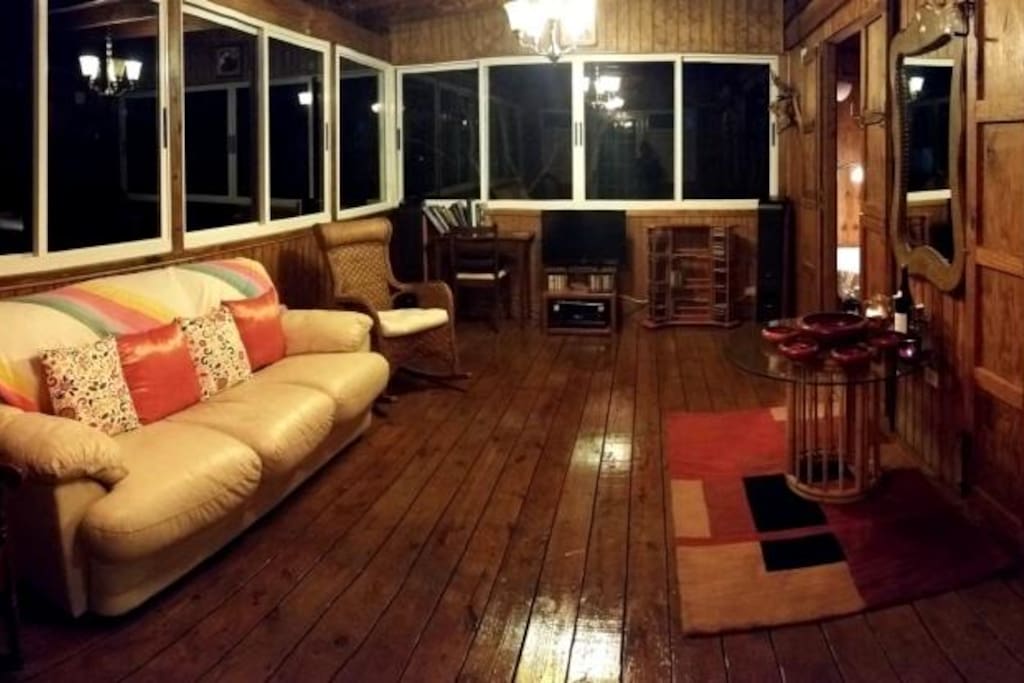 Night view of the living room