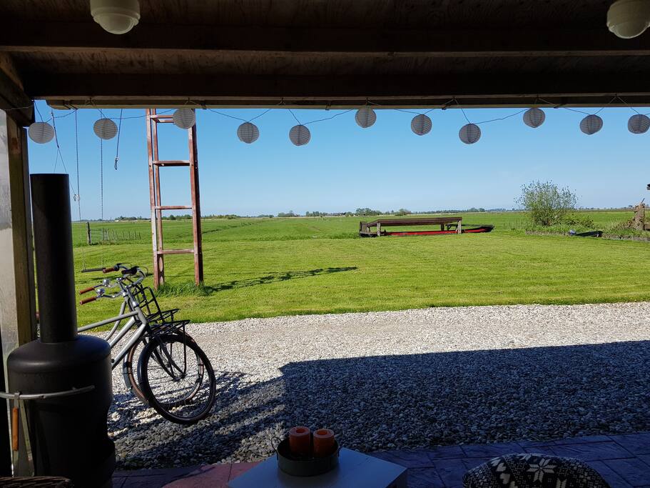 uitzicht vanaf terras