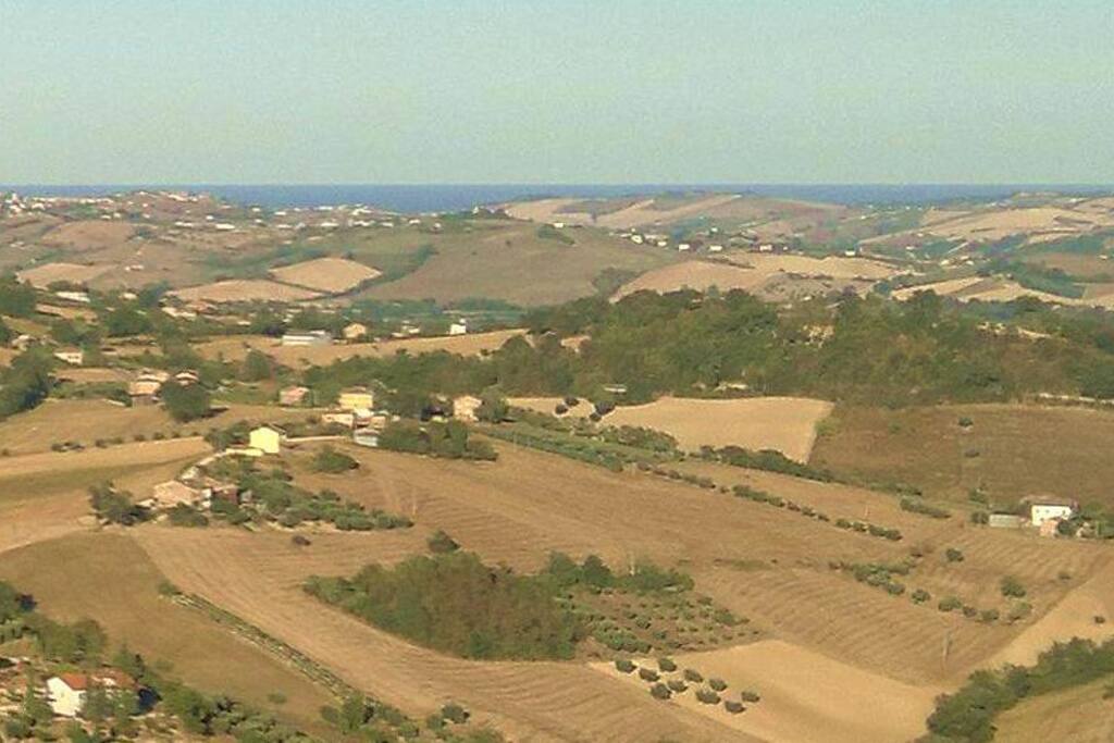 VISTA PANORAMICA dal giardino