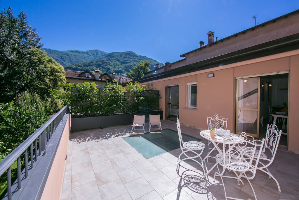 Al fresco dining on your own terrace