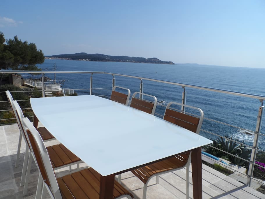terrasse vue mer