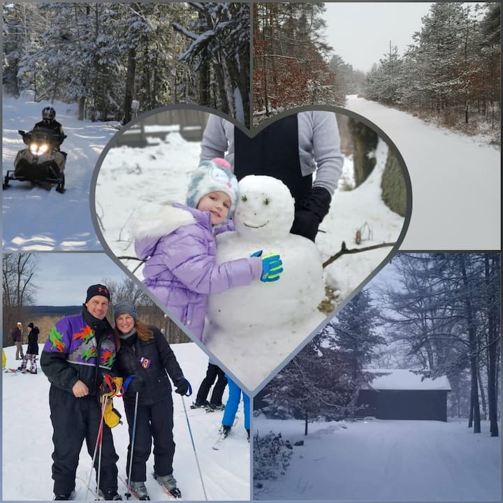 Secluded Chalet in the Woods Sleeps 8 Houses for Rent in Harrison