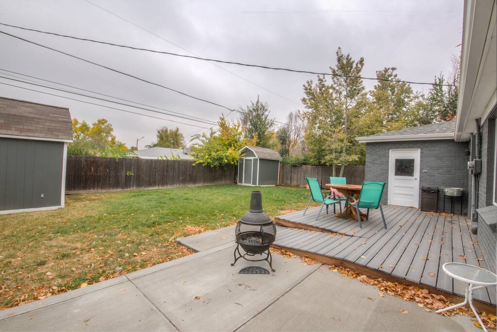 Backyard (Grill and Smoker included but not shown)