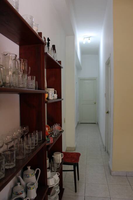 Hall to both rooms