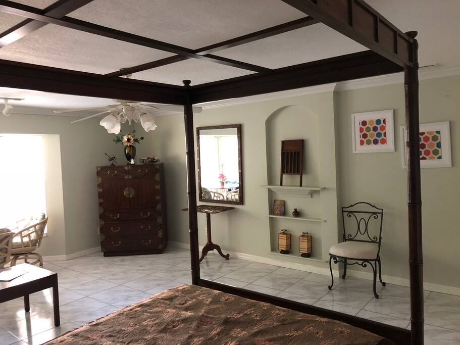 Roomy bedroom suite