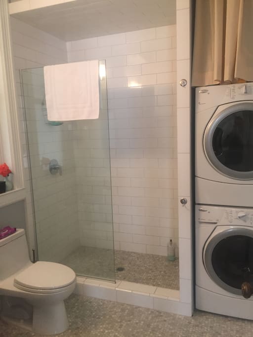 Washer and dryer in unit