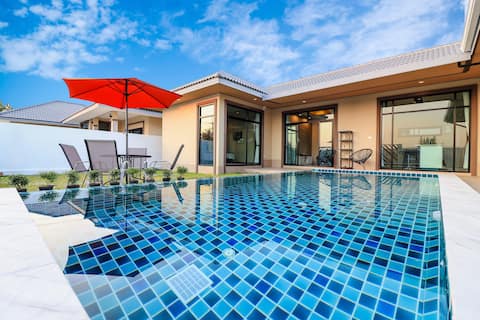 Modern Villa Club House Hua Hin-泳池四合院
