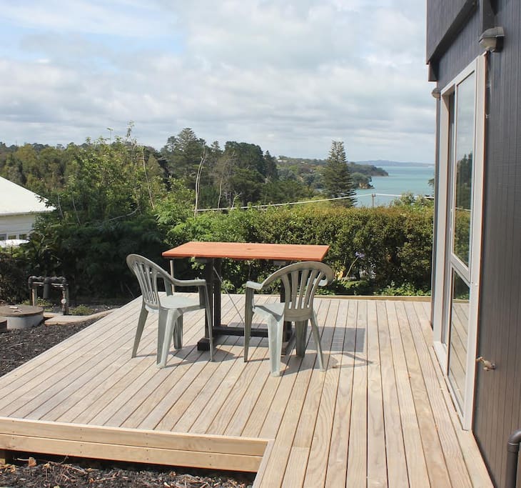 View from the deck across the bay
