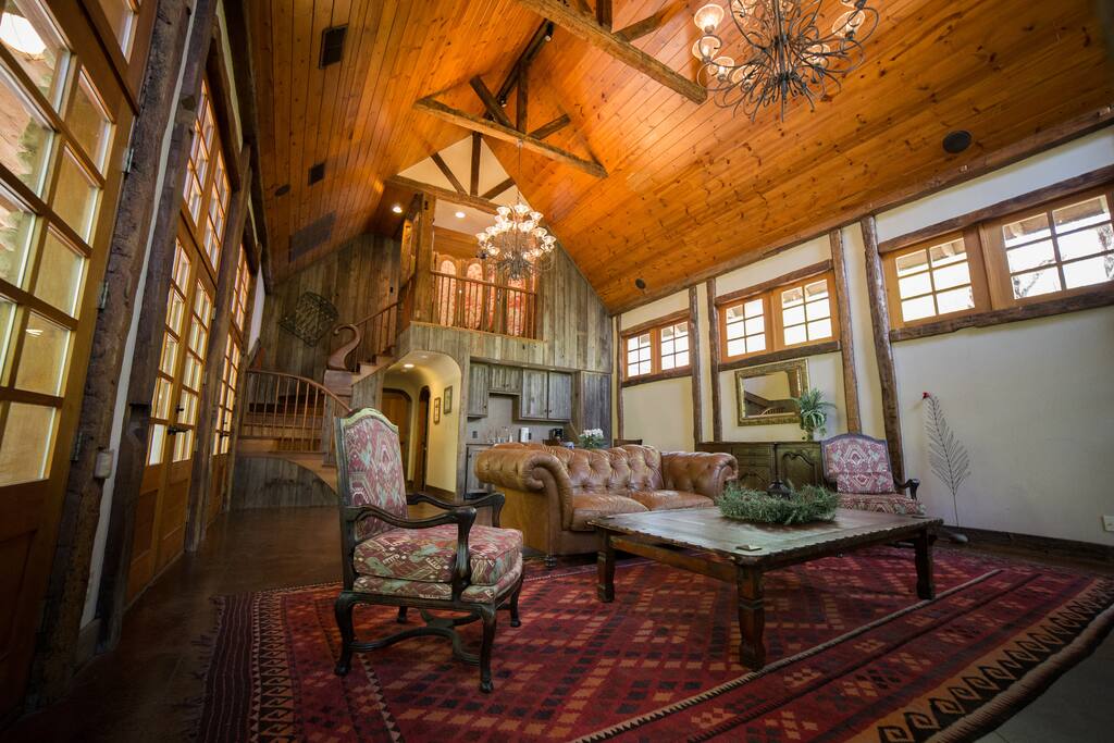 The Great Room filled with natural light.