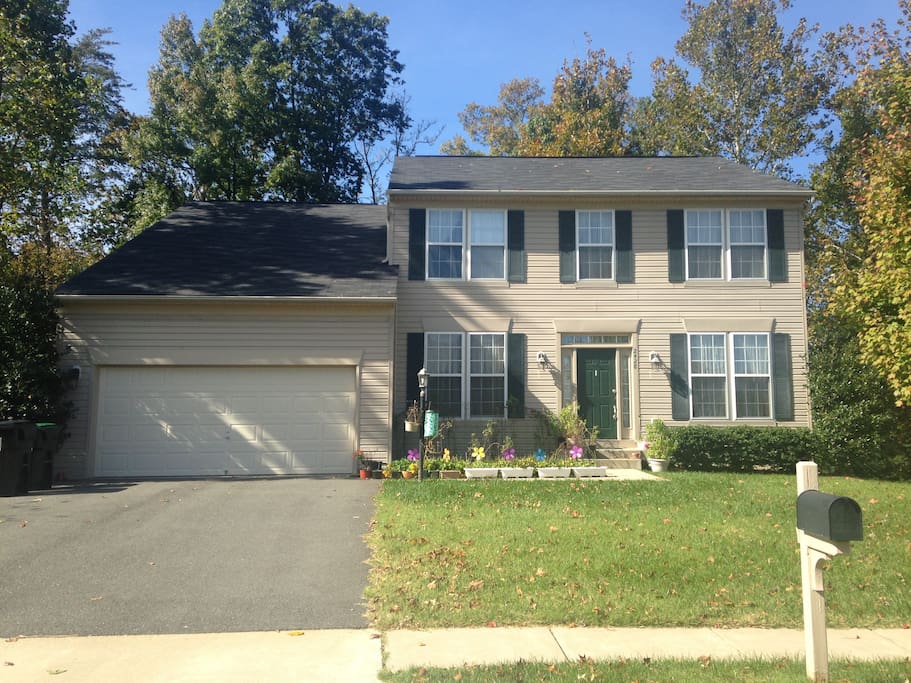 The front of the house