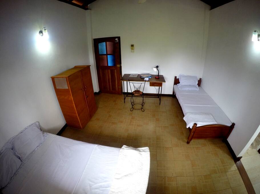 The room