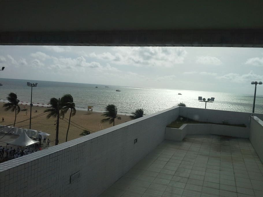 Vista da varanda frente-mar