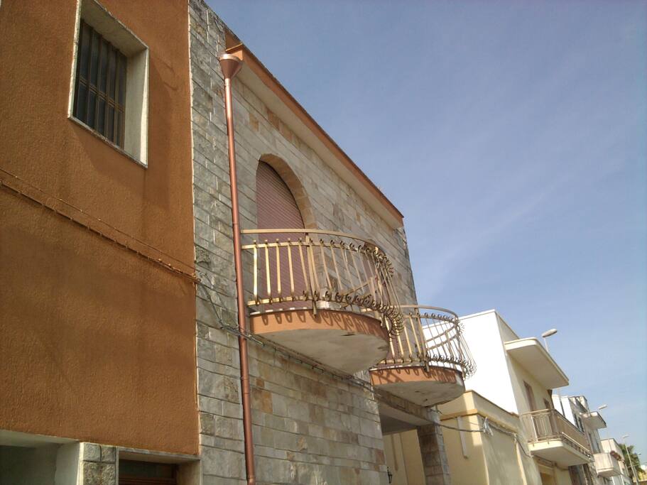 vista casa da fuori