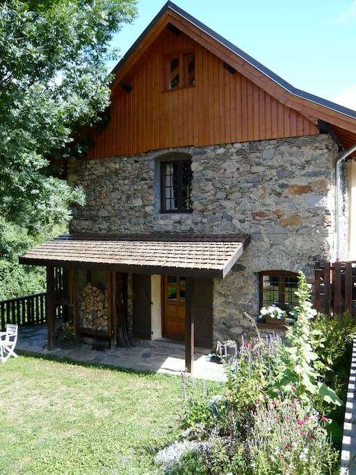La façade principale du chalet