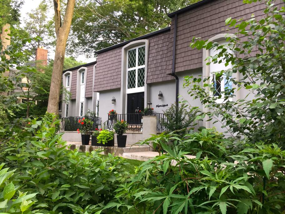 Front walk and Door