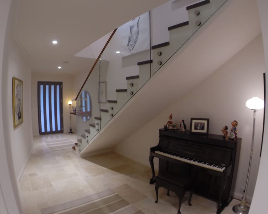 Downstairs hallway