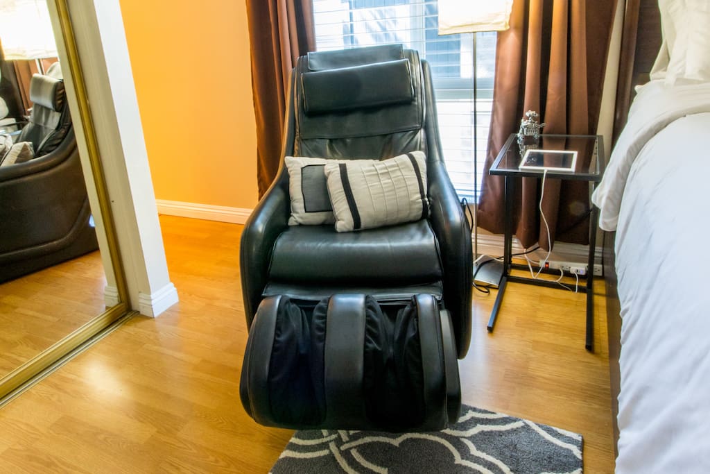 Relax during your stay with the in-room massage chair!