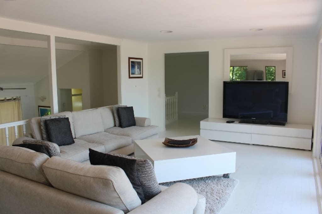 Lounge Room - Upper Level, Looks out at the water